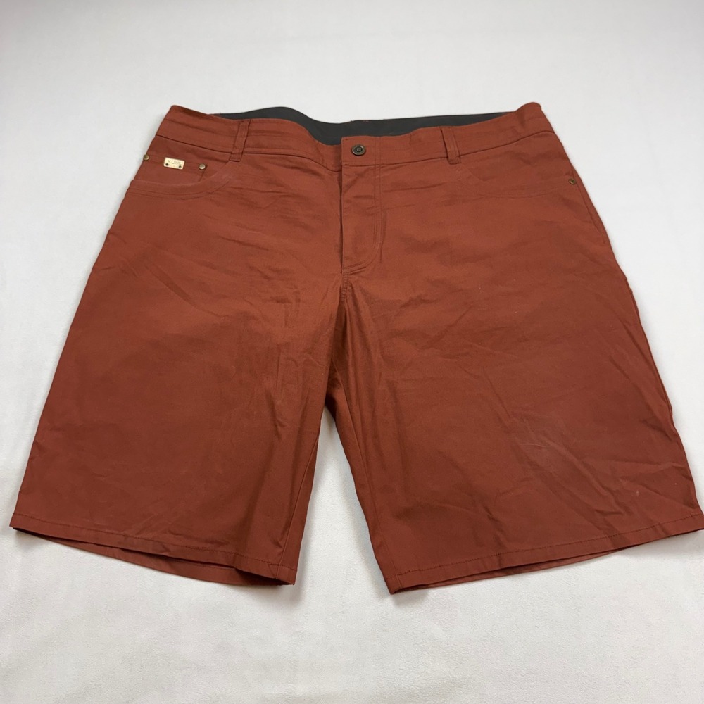 Kuhl Revolvr Shorts Mens 42 Brick Red Vintage Patina Dye Technical 5228 22S